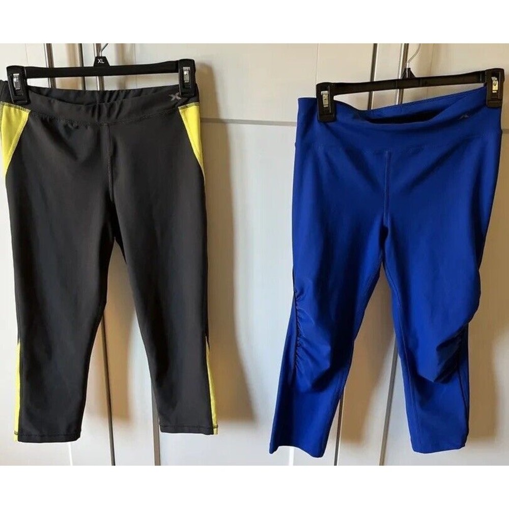 Xersion Womens Active Capri Cropped Leggings Athletic Sz S Bundle Of 2